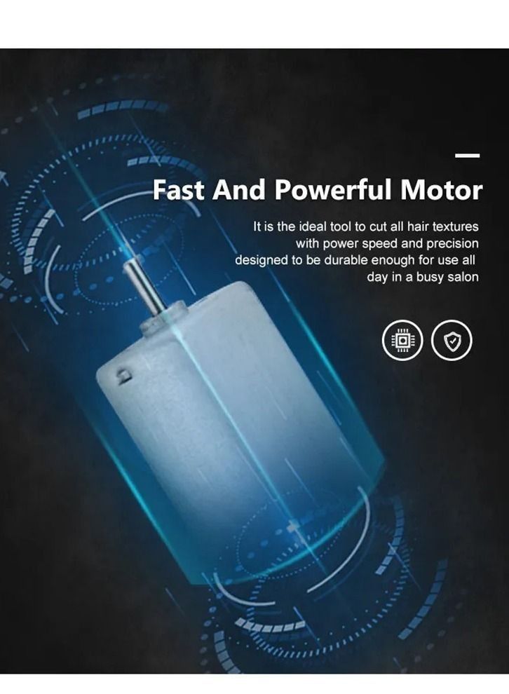 general Hair Clippers for Men Cordless Professional for Barbers Grooming Kit Rechargeable Hair Cutting Kit LED IPX7 Waterproof (Black) - Image 5