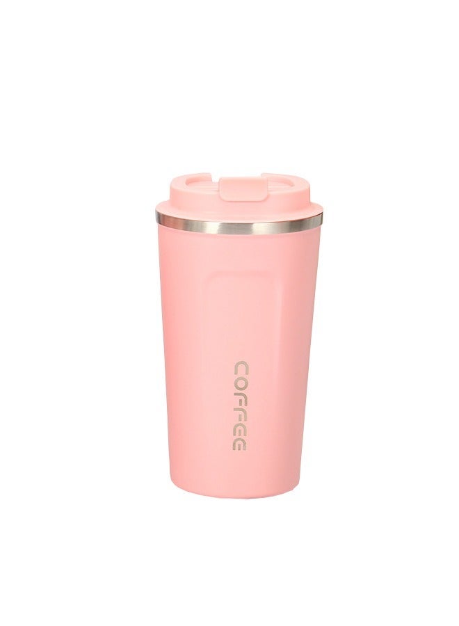 Vacuum Insulated Coffee Mug Pink 510ml - Image 1