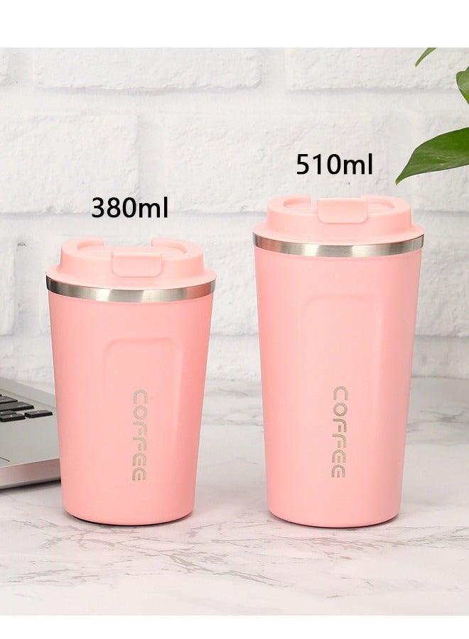 Vacuum Insulated Coffee Mug Pink 510ml - Image 2