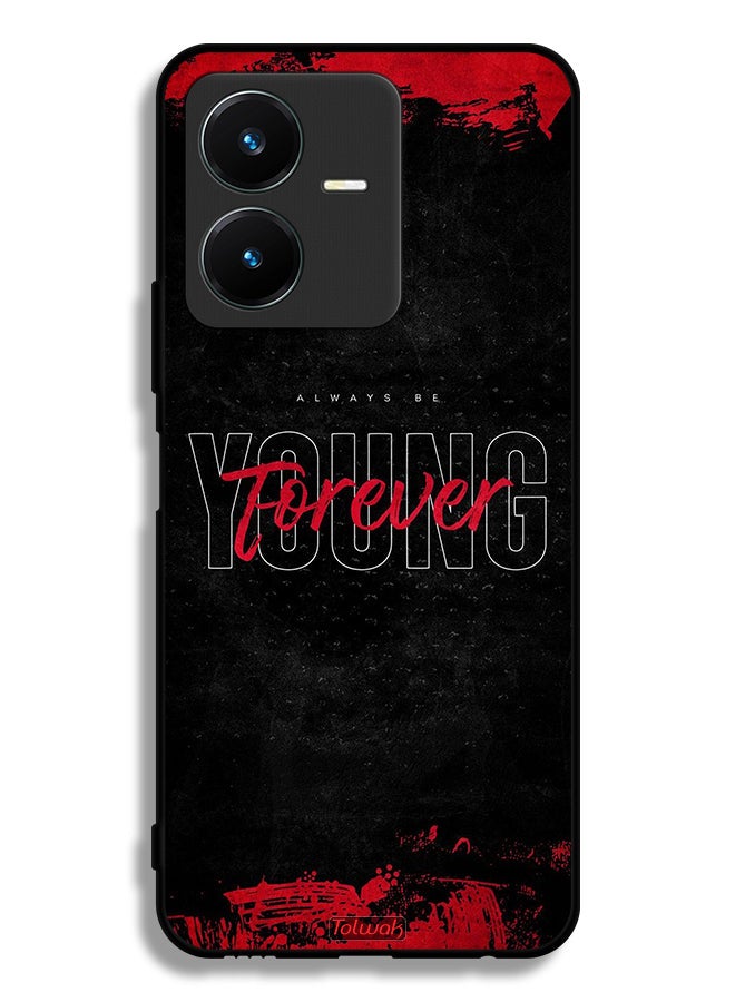 Tolwak Vivo Y22s Protective Case Cover Forever Young - Image 1