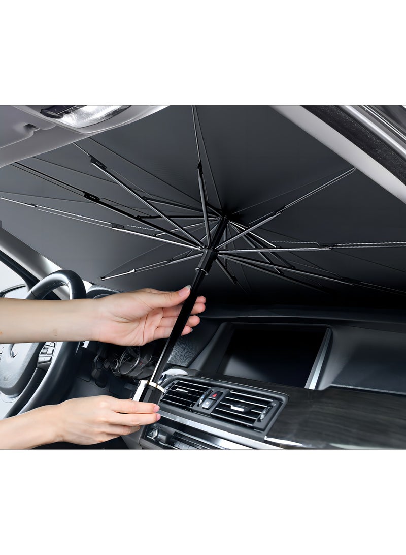 مظلة شمسية قابلة للطي لزجاج السيارة الأمامي - Image 4