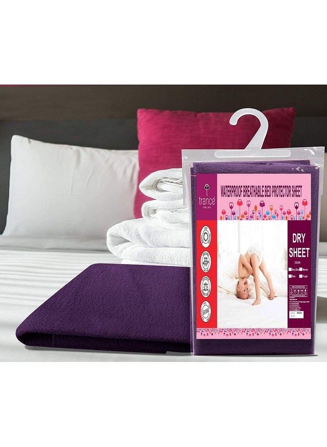 Trance Water Proof Bed Dry Sheets For Kids ; Baby Bed Protectors ; Mattress Protectors For New Born Children ; Bedsheet Cover Mats For Wet (70X50 Cm Small Plum) Pack Of 2 - pzsku/Z8B812CD6ABDDD208BCE9Z/45/_/1692273253/985724ec-d17f-4c89-a528-0ab03de62ed6