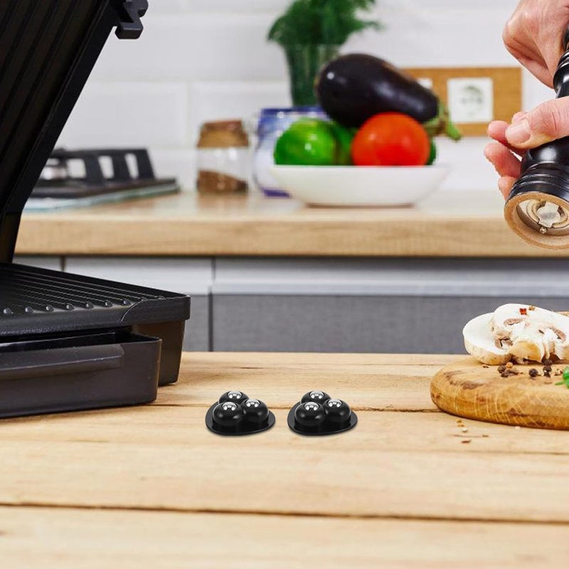 32 Pcs Self Adhesive Mini Caster Wheels Universal Sticky Pulley For Small Appliances Storage Box - Image 5