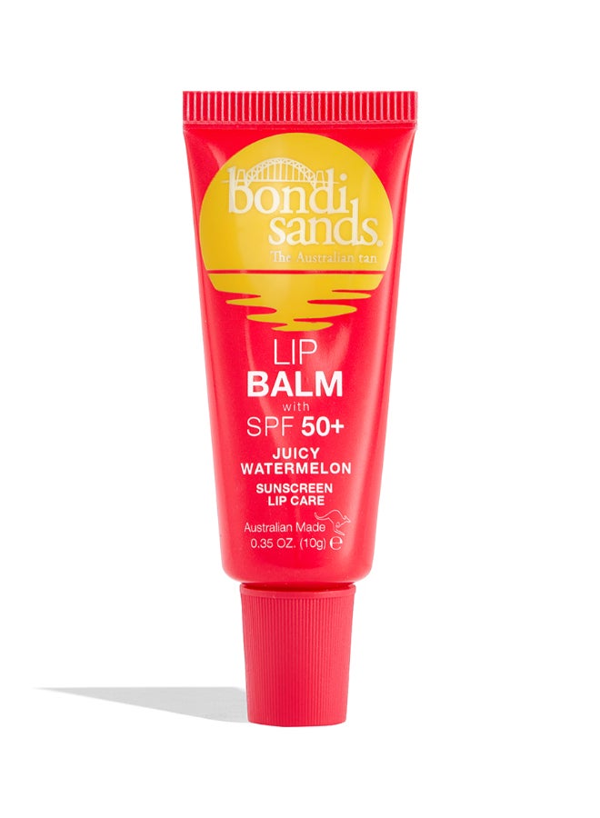 BONDI SANDS Broad Spectrum SPF 50 Lip Balm in Watermelon - Locks in Moisture and Shields Lips from UVA/UVB Rays with a Refreshing Fruit Scent (10 g) - Image 1