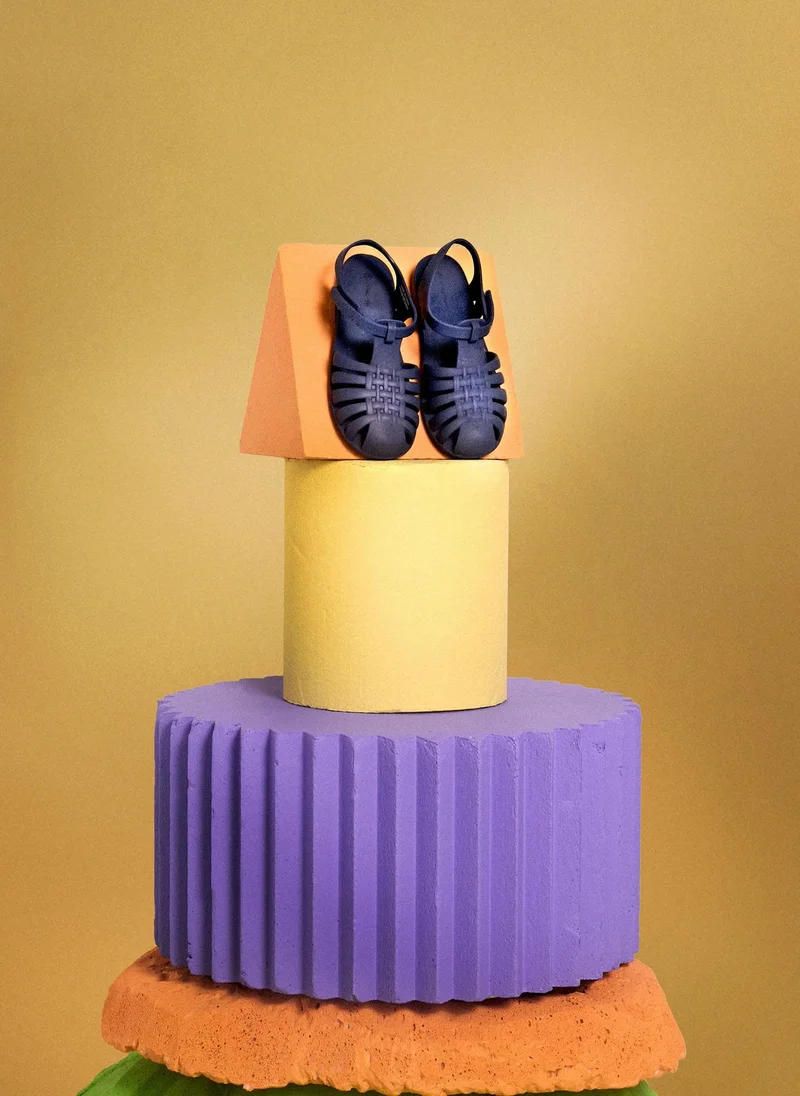 Zippy Rubber Sandals for Boys 'Jellyfish', Dark Blue