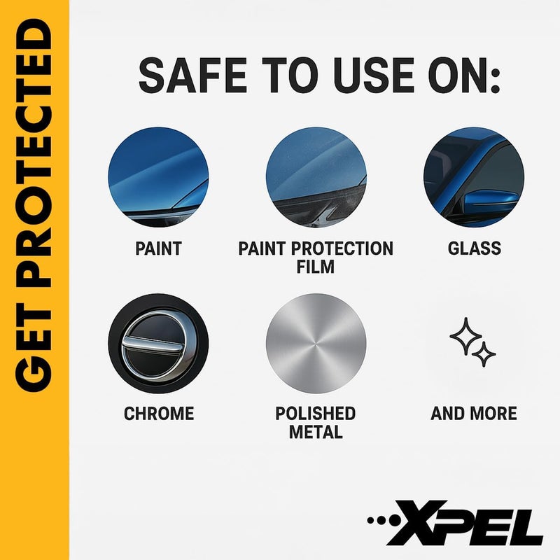 XPEL SiO2 Waterless Car Wash Spray – Quick Spray and Wipe Ceramic Wash – Clean, Shine & Protect with Slick Protective Barrier – High Gloss Finish – No Hose Needed, Rinseless & PPF Safe - Image 3