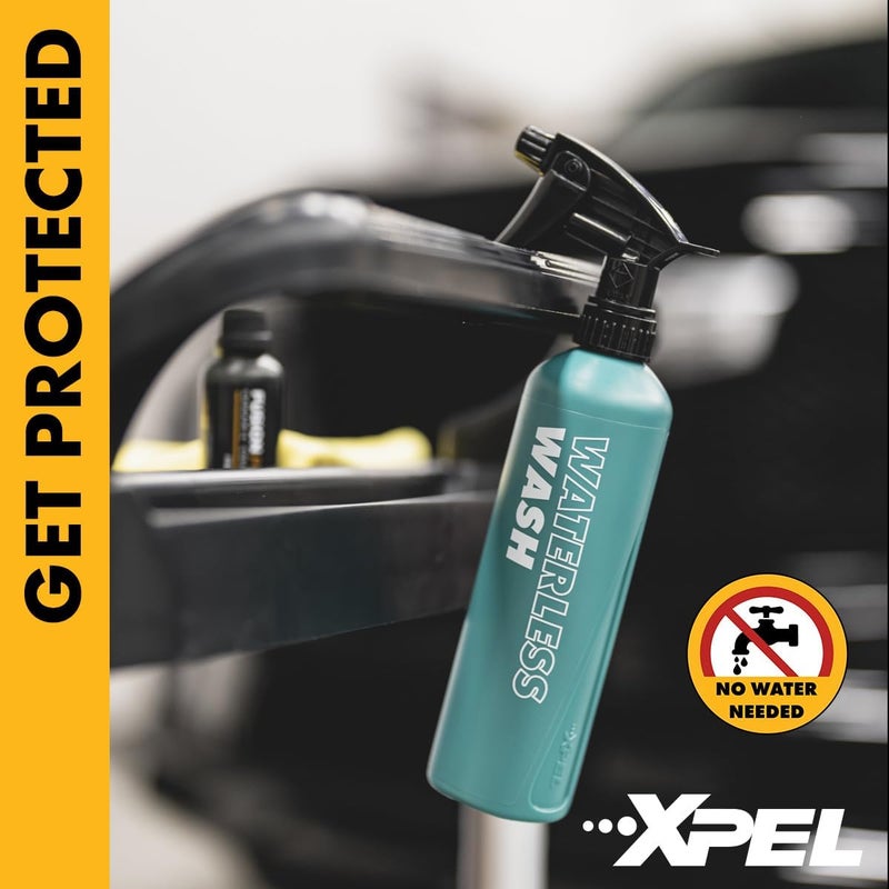 XPEL SiO2 Waterless Car Wash Spray – Quick Spray and Wipe Ceramic Wash – Clean, Shine & Protect with Slick Protective Barrier – High Gloss Finish – No Hose Needed, Rinseless & PPF Safe - Image 5