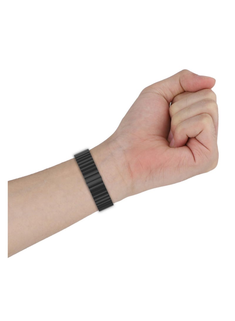 1PCS Stainless Steel Strap for Huawei Watch Fit 3 Butterfly Buckle Bracelet Link Band Replacement Correa Compatible with Huawei Watch Fit3 Smartwatch Accessories  - Image 5