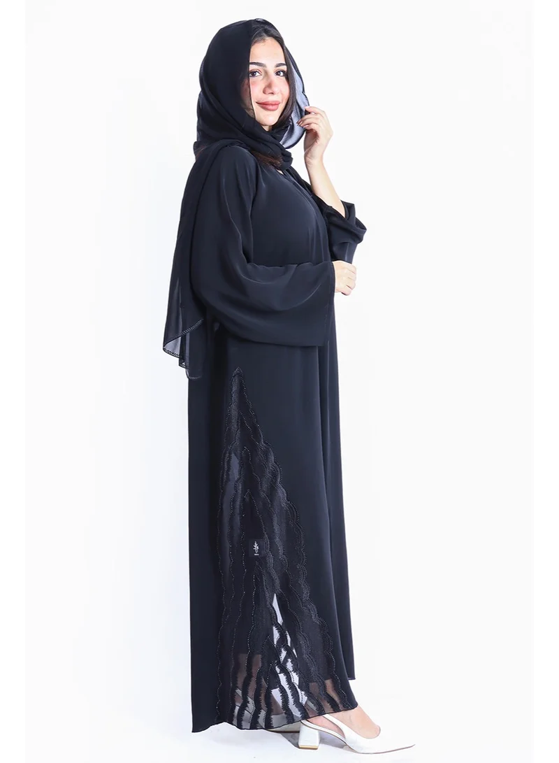 اكسا عباية انيقة كرستال AIK5011