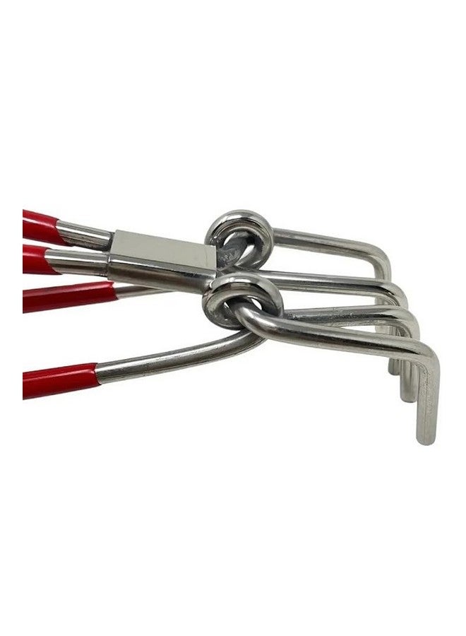 ANLYF Pakkad for Kitchen | Hot Pot Utensil Gripper | Pot Lifter with Vinyl Coated Handle | Multipurpose High Grade Stainless Steel Wire Tong - Utility Pakkad - Sandasi - Sansi - Image 2
