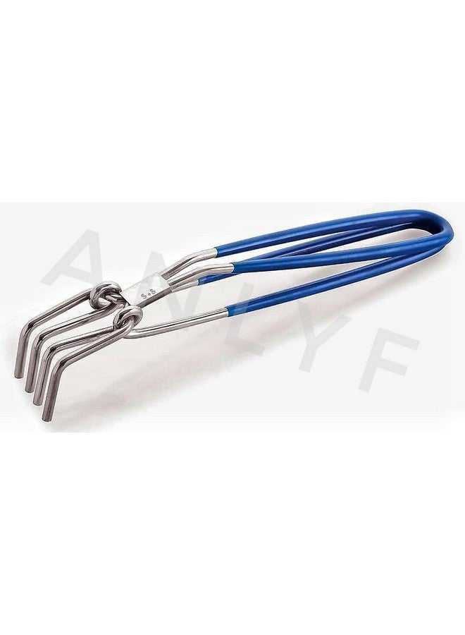 ANLYF Pakkad for Kitchen | Hot Pot Utensil Gripper | Pot Lifter with Vinyl Coated Handle | Multipurpose High Grade Stainless Steel Wire Tong - Utility Pakkad - Sandasi - Sansi - Image 4