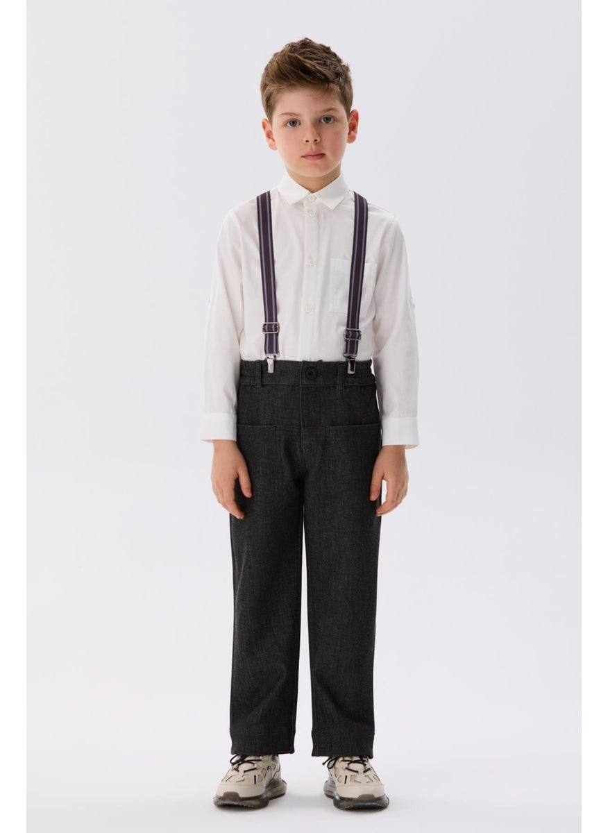 Nebbati Bg Store Boy Anthracite Trousers  - Image 1