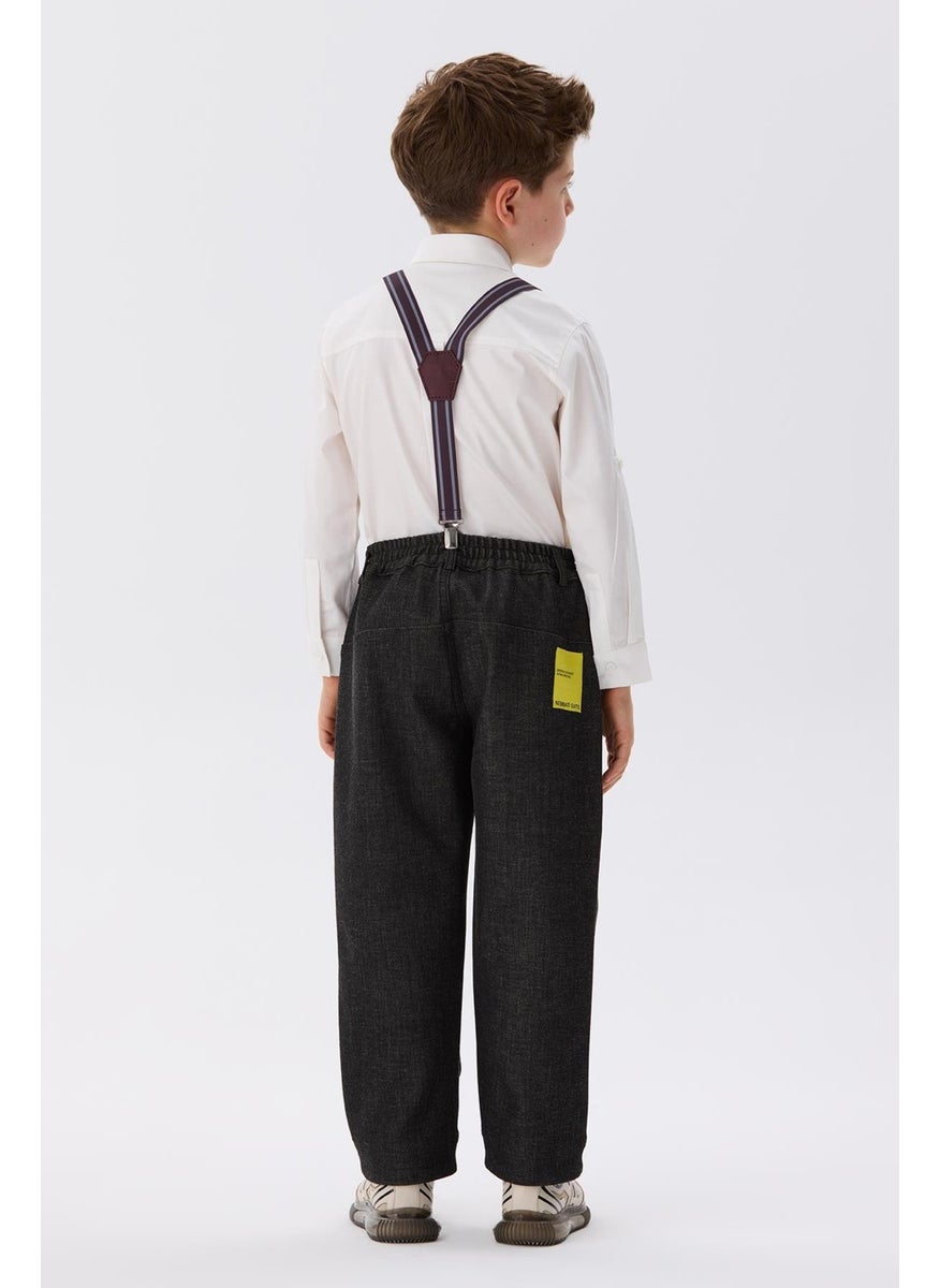 Nebbati Bg Store Boy Anthracite Trousers  - Image 4