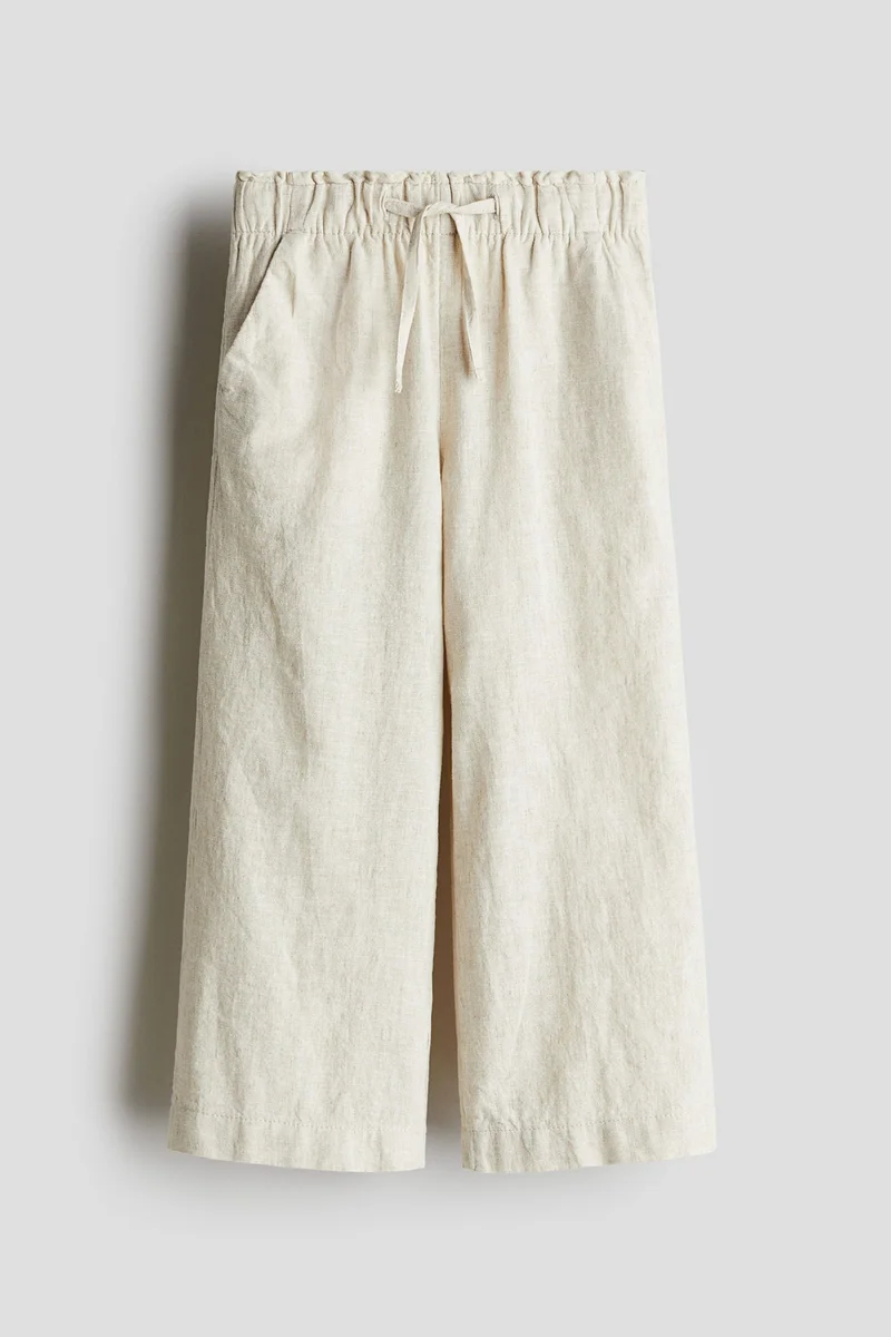 اتش اند ام Linen-blend trousers
