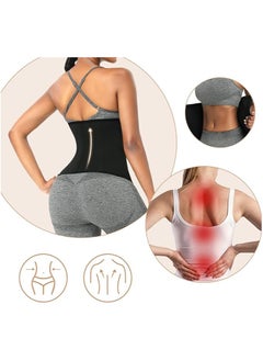 GTSOL Adjustable Waist Trainer Shapewear Belt for Women - 3D Compression Tummy Control, Strong Core Support, Breathable Postpartum Slimming Corset - Black  - Image 5