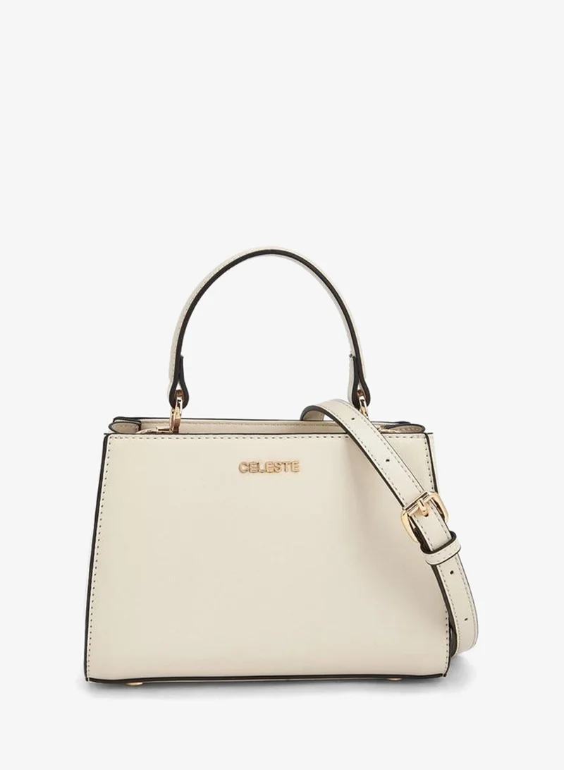 Celeste Solid Tote Bag with Detachable Straps