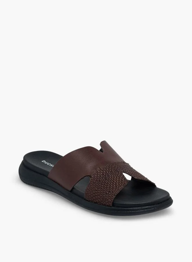 دوتشيني Men Leather Comfort Sandals