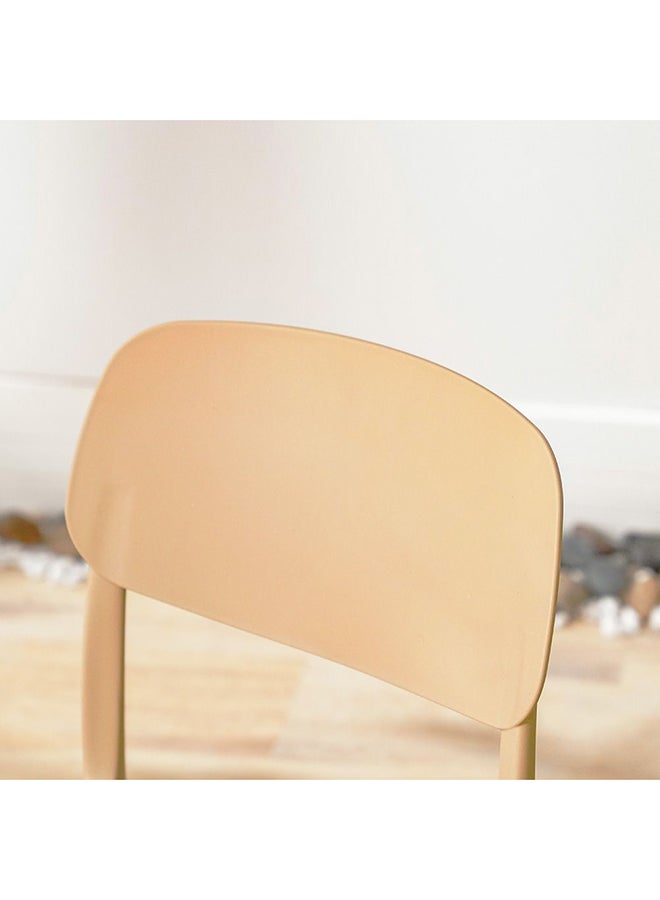 DANUBE HOME Opel Chair Outdoor Camping Chair With Out Armrest Furniture For Home Office Dining Room Kitchen - Beige - Image 2