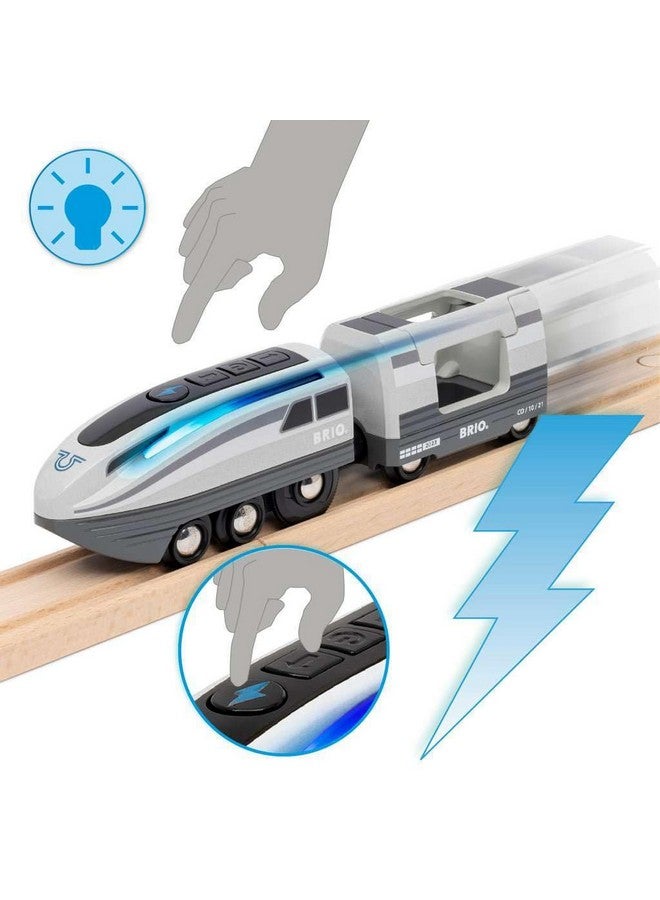 Brio BRIO World 36003 Turbo Train | Dynamic Speed Boost Feature | Interactive Blue Light Indicators | Perfect Addition to Any Set | Suitable for Children Age 3 and Up  - Image 5