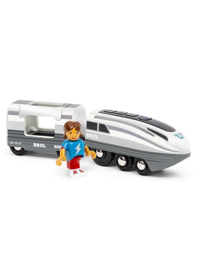 Brio BRIO World 36003 Turbo Train | Dynamic Speed Boost Feature | Interactive Blue Light Indicators | Perfect Addition to Any Set | Suitable for Children Age 3 and Up  - Image 4