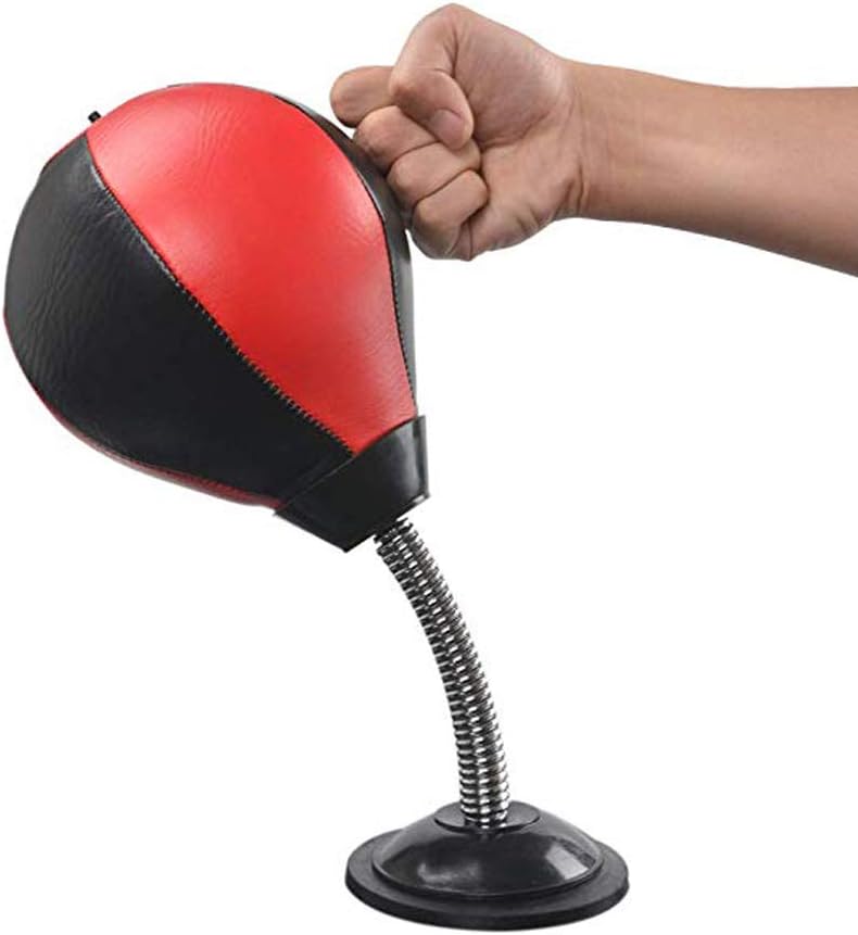 Generic Boxing Sports Punching Tool Desktop Punch Balls Bags Punching Bag Speed Ball Stand Boxing Training Boxer Practice Tools - Image 1