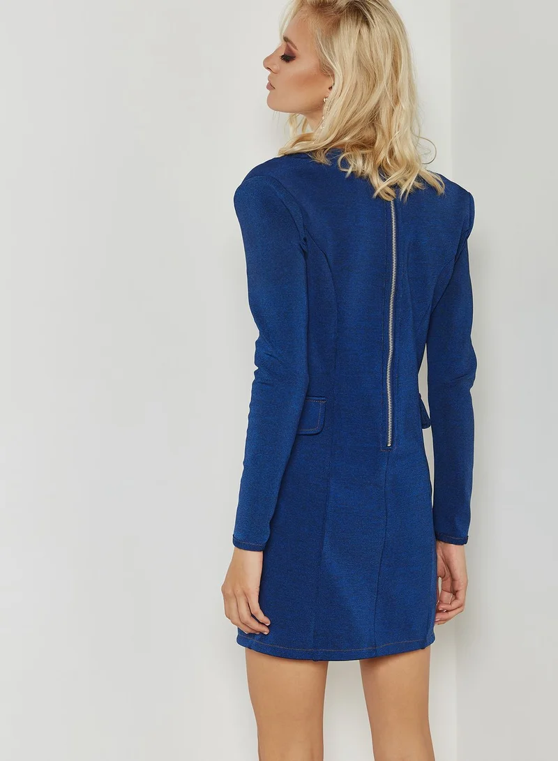 Missguided Blazer Bodycon Dress