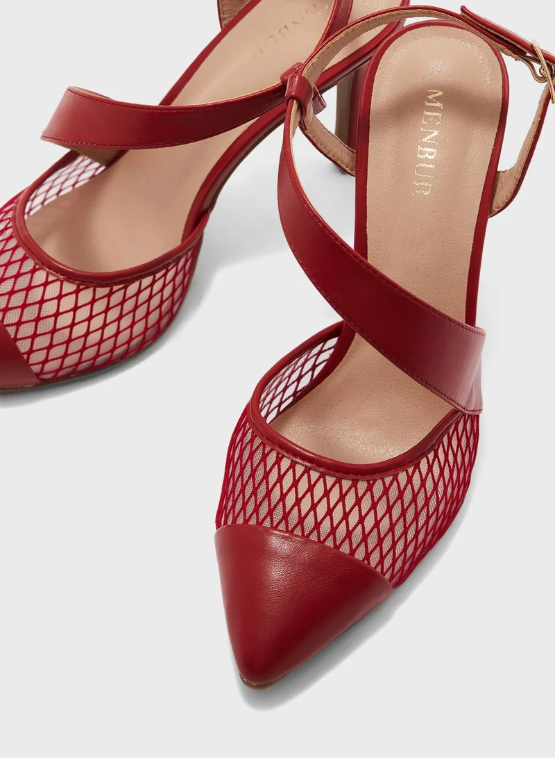 MENBUR Pointed Toe Pumps