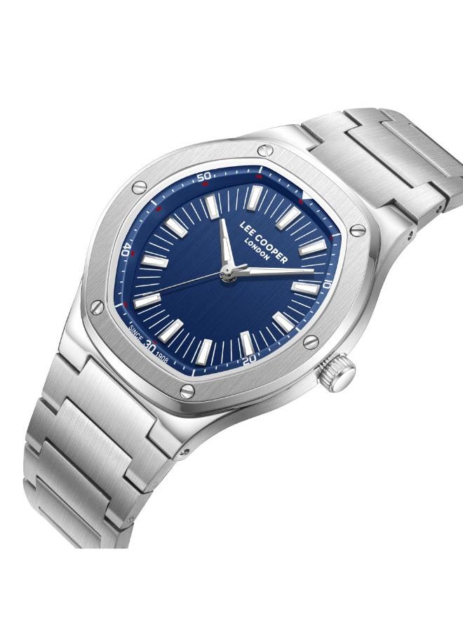 Lee Cooper Men's Analog Display Watch With Silver Metal Strap - LC08145.390  - Image 2