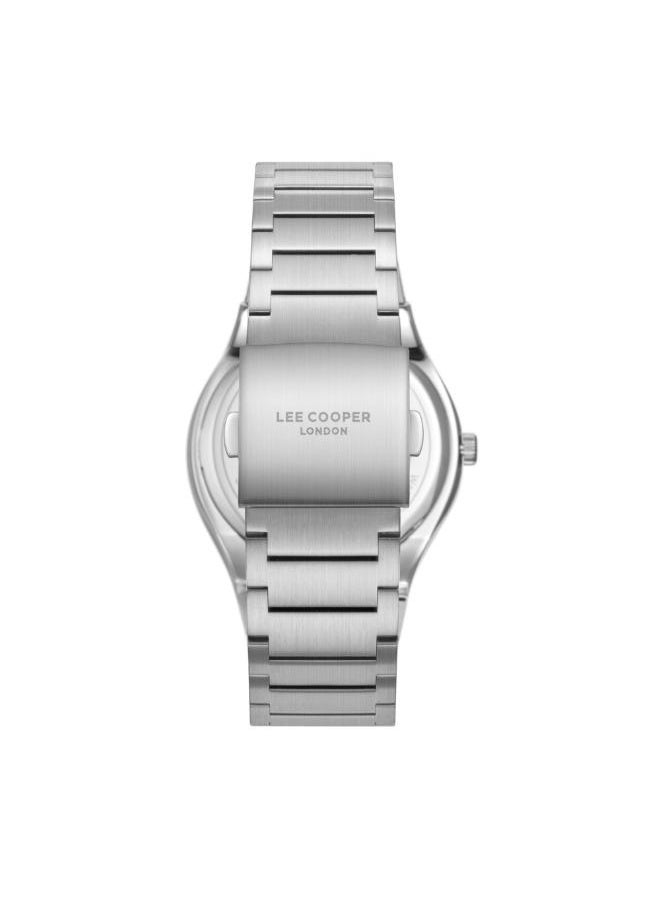 Lee Cooper Men's Analog Display Watch With Silver Metal Strap - LC08145.390  - Image 4