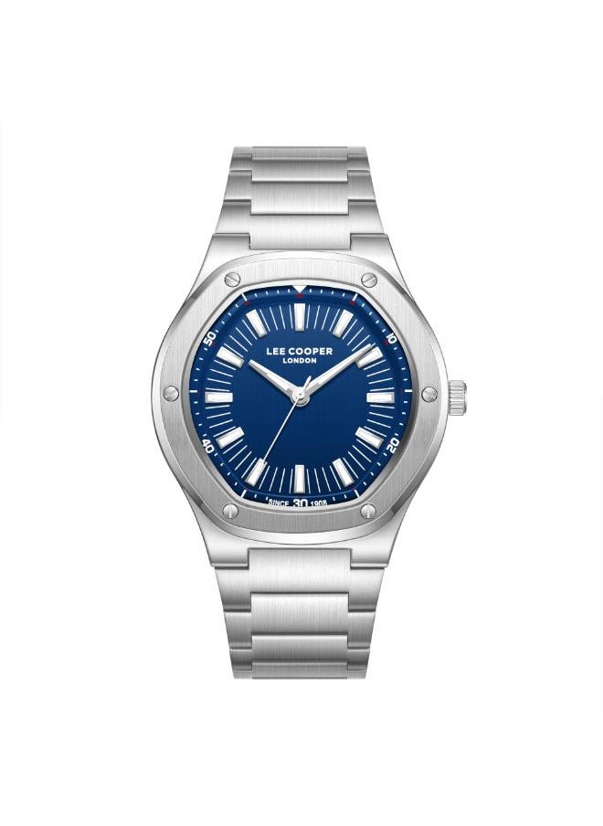 Lee Cooper Men's Analog Display Watch With Silver Metal Strap - LC08145.390  - Image 1