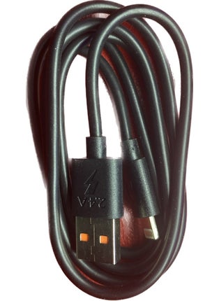 Apple iPhone USB To Lightning 2.4A 1 Meter Charging and Data Cable Black