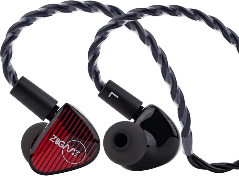 Linsoul Economical varied design options Linsoul ZiiGaat x Vivir Digital: RUMBA 10mm Graphene DD Driver IEM Earphones, HiFi Wired Earbuds with Powerful Sub Bass, Detachable 2-Pin Cable for Audiophile, Gaming, Music & Stage (With Mic) Fade proof - Image 1