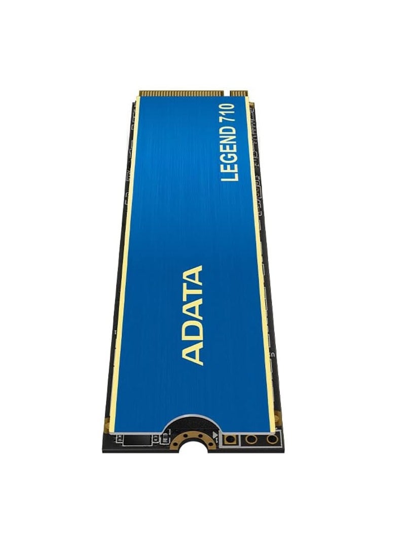 أداتا وسيط تخزين بحالة ثابتة ليجيند 710 ام.2 بمنفذ PCIe الجيل الثالث x4 سعة 256 جيجابايت من ايه داتا -710-256GCS، ازرق  - Image 2