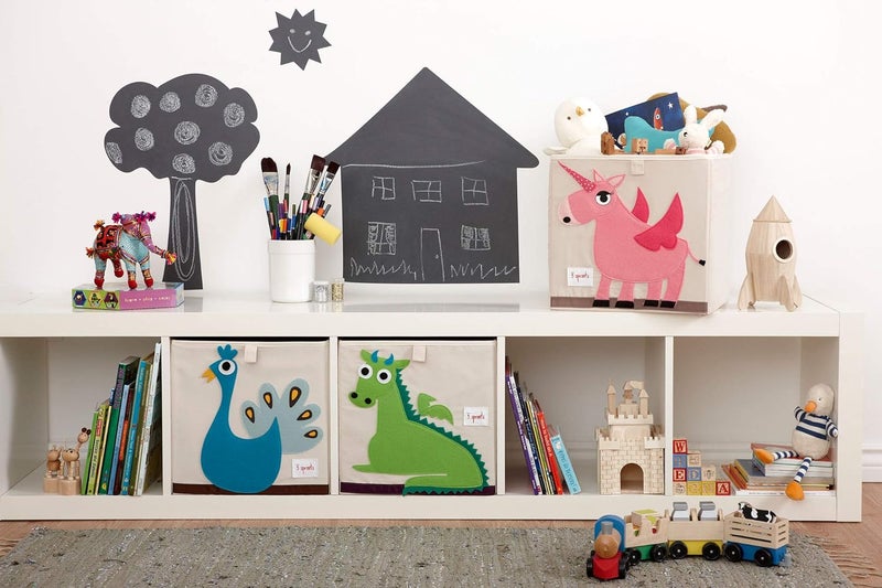 3 Sprouts - Storage Box - Blue Peacock /Furniture /Blue Peacock - Image 4