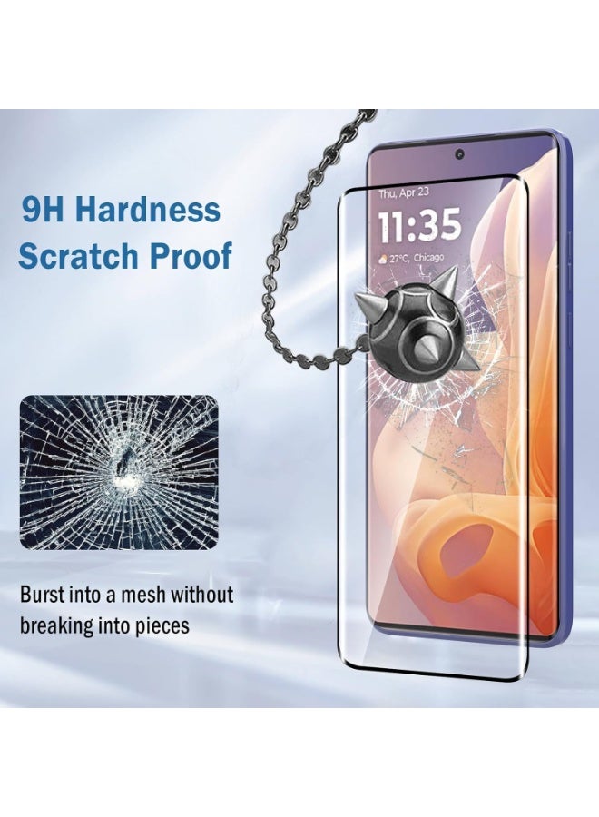 Screen Protector For Motorola Moto G85 5G/Motorola Moto Edge 50 Fusion 5G Tempered Glass Screen Protector Full Glue Edge-to-edge Anti Scratch Bubble Free - Image 2