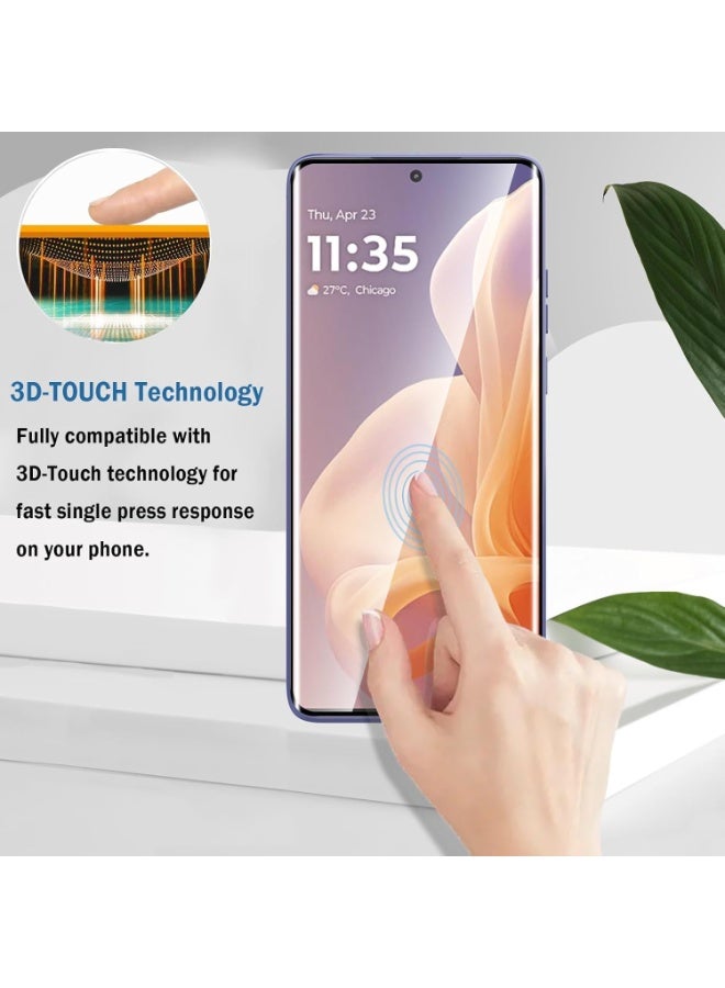 Screen Protector For Motorola Moto G85 5G/Motorola Moto Edge 50 Fusion 5G Tempered Glass Screen Protector Full Glue Edge-to-edge Anti Scratch Bubble Free - Image 3