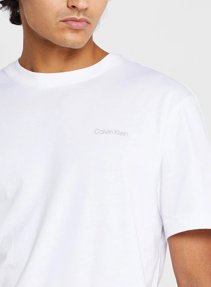 CALVIN KLEIN Logo Crew Neck T-Shirt