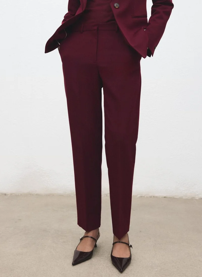 مانجو Straight suit trousers