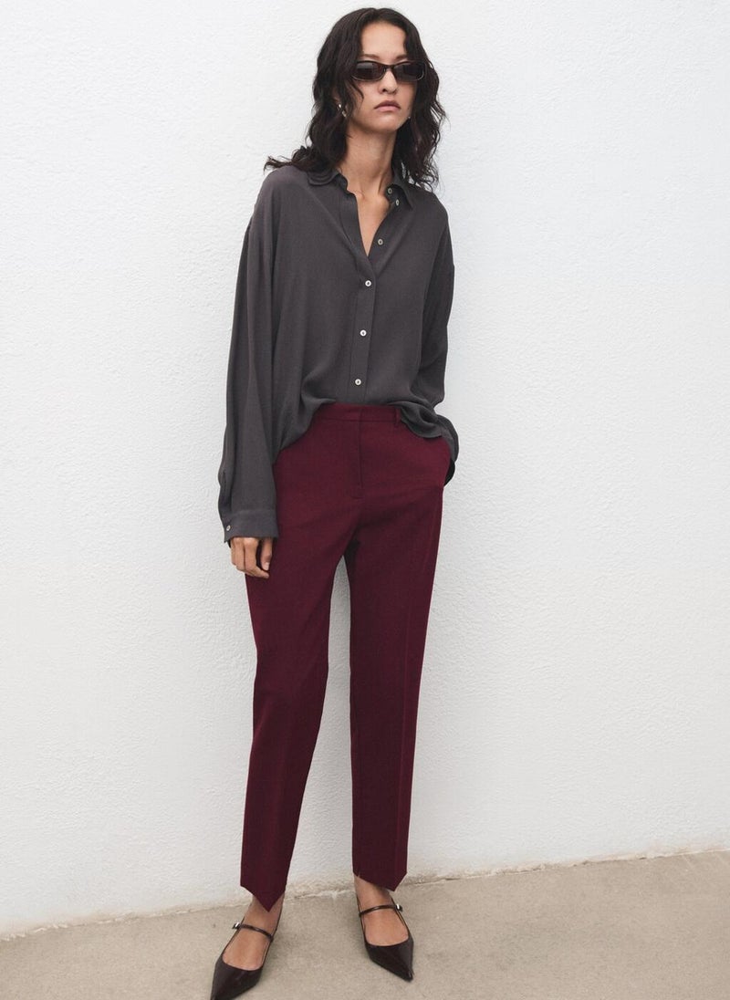 بنطلون بدلة مستقيم