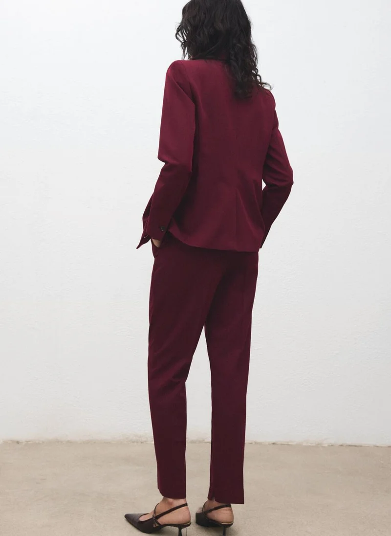 مانجو Straight suit trousers