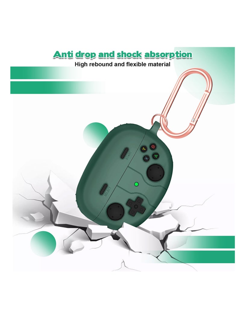 Excefore Game Consoles Silicone case for Bose Ultra Open Earbuds 2024, Shockproof Protective Case with Hooks, Silicone Full Protective Skin Cover for Bose Ultra Open Earbuds 2024, Green  - Image 4