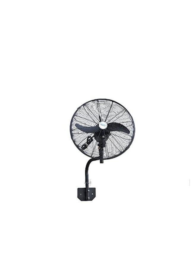 KEDBROOKE Kedbrooke Wall Mounted Industrial Exhaust Fan 20" Outdoor Indoor Cooling Warehouse Factory Mosque Garden Patio Single Piece Packed Fitting Not Included Black Color 