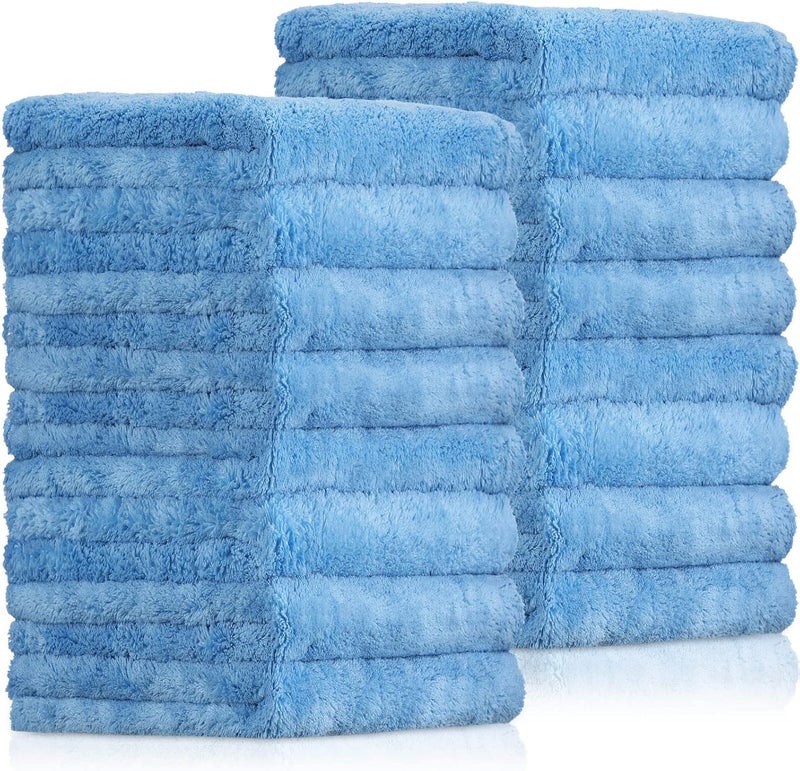 Tallew 16 Pcs Microfiber Towels for Car Care - Buffing, Drying, and Cleaning Cloths - Image 1