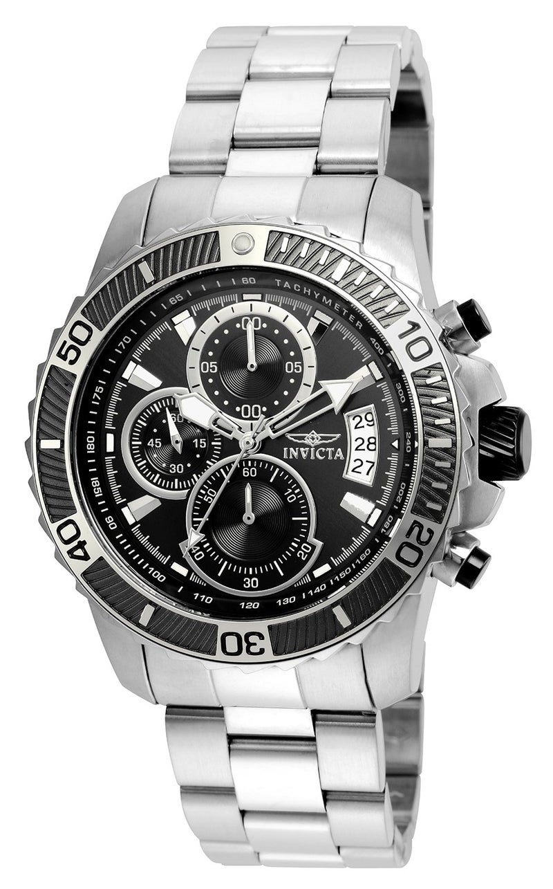 Invicta Men's 22412 Pro Diver Analog Display Quartz Silver Watch - Image 1