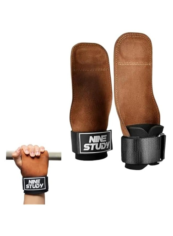 TRASSLE Wrist Straps for Weightlifting for Maximum Grip Support - Lifting Deadlift Strap & Weight Lifting Grips Gloves for Working Out Pull Up Deadlifting & Shrugs  - Image 1