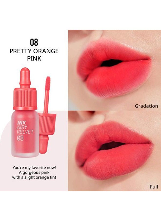 Peripera - Ink Airy Velvet 008 Pretty Orange Pink - Image 1