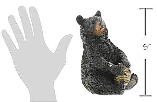 Distinctive Designs Black Bear with Beehive Resin Figurine, 8" - Image 2