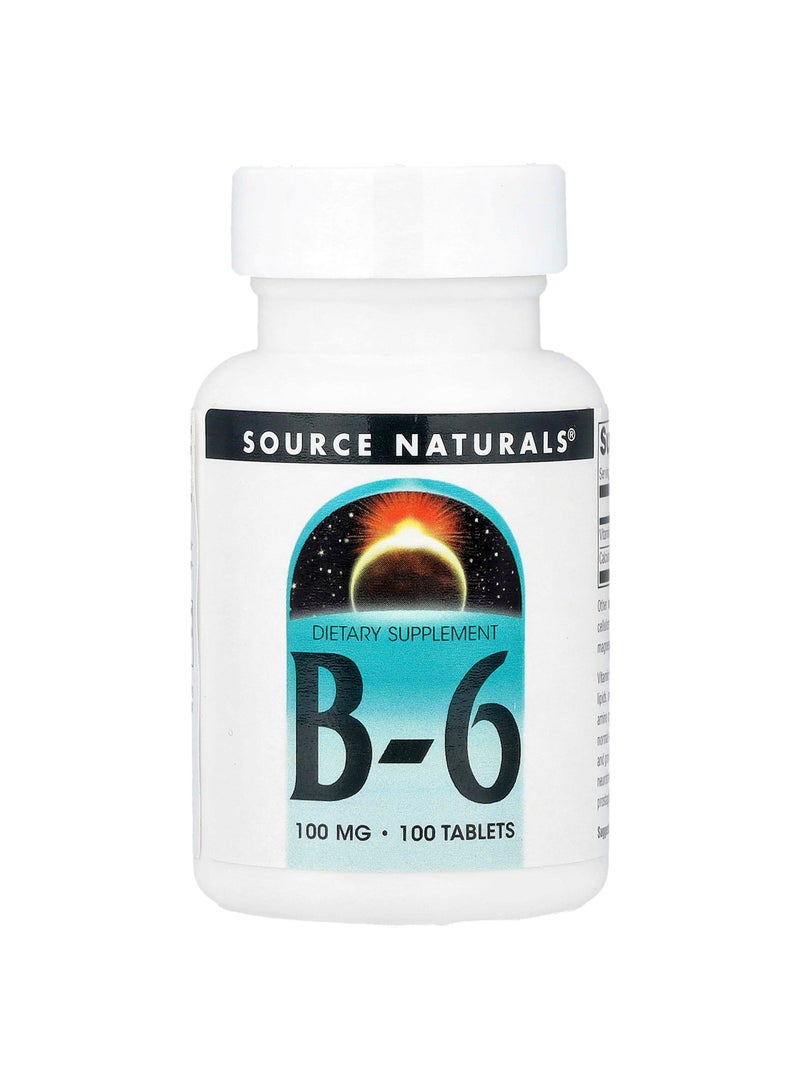 B-6, 100 Tablets