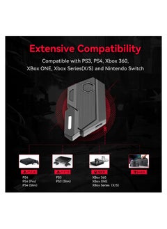 KASTWAVE (2023) Keyboard Adapter, Keyword and Mouse Adapter for Nintendo Switch/Xbox One/PS4/PS3, AIMVICE Keyboard Adapter & Xbox Keyboard Adapter, Perfect for Games Consoles for FPS, TPS and RTS  - Image 4