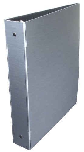 Saunders Silver Recycled Aluminum Ring Binder with 1.5 Inch Spine - Fits 8.5 x 11 inch Letter Size Documents - Ideal for Home, Office, and Business Use (00604) - Image 4